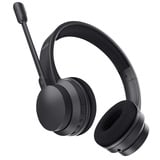 Trust Ayda Draadloze ENC Pc-headset on-ear  Zwart, Bluetooth, noise cancelling microfoon, tot 24 uur batterij