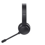 Trust Ayda Draadloze ENC Pc-headset on-ear  Zwart, Bluetooth, noise cancelling microfoon, tot 24 uur batterij