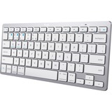 Trust Wireless Bluetooth keyboard Grijs, US lay-out (QWERTY), Scissor switches, 85%, Bluetooth 4.0