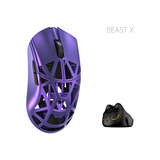 WLMouse Beast X Pro - Purple - Solid Sides gaming muis Paars, 30.000 dpi, 8K