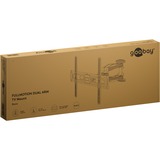 goobay TV Wall Mount Basic FULLMOTION (L),  37 tot 80 inch wandmontage  Zwart
