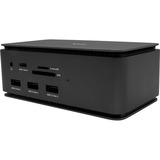i-tec USB4 Metal Docking station Dual 4K HDMI DP with Power Delivery 80 W + i-tec Universal Charger 100 W Zwart