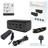 i-tec USB4 Metal Docking station Dual 4K HDMI DP with Power Delivery 80 W + i-tec Universal Charger 100 W Zwart