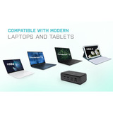 i-tec USB4 Metal Docking station Dual 4K HDMI DP with Power Delivery 80 W + i-tec Universal Charger 100 W Zwart