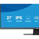 iiyama ProLite X2793HSU-B1 27" monitor Zwart (mat), 120 Hz, HDMI, DisplayPort, USB, Audio