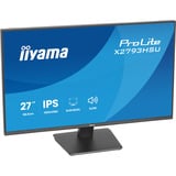 iiyama ProLite X2793HSU-B1 27" monitor Zwart (mat), 120 Hz, HDMI, DisplayPort, USB, Audio