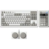 8BitDo IBM Bundel mechanisch gaming toetsenbord Grijs, US lay-out (QWERTY), Kailh Box White, 80% (TKL)	, Bluetooth Low Energy, Wireless 2.4G, USB