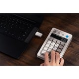 8BitDo IBM Bundel mechanisch gaming toetsenbord Grijs, US lay-out (QWERTY), Kailh Box White, 80% (TKL)	, Bluetooth Low Energy, Wireless 2.4G, USB