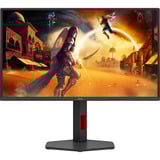 AOC Q25G4SR 24.5" gaming monitor Zwart/rood, 300 Hz, HDMI, DisplayPort, Audio