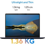ASUS ExpertBook B5 B5405CCA-LY0008X 14"  laptop Zwart | Core Ultra 5 225H | Arc 130T | 16 GB | 512 GB SSD