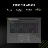 ASUS ROG Strix G16 G614PM-S5004W 16"  gaming laptop Grijs | R9 8940HX | RTX 5060 | 16 GB | 1 TB SSD