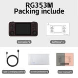 Anbernic RG 353M handheld game console Donkerpaars, 32 GB, WIFI 5G, Bluetooth 4.2, Android 11 + Linux