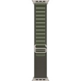 Apple Watch Ultra smartwatch 49 mm, Groen Alpine-bandje Small, Titanium, GPS + Cellular