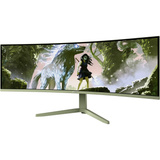 Arozzi Nova Curved 49" v2 UltraWide gaming monitor Groen, 1x DisplayPort, 2x HDMI, 1x USB-C, 2x USB-A, 165 Hz