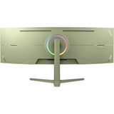 Arozzi Nova Curved 49" v2 UltraWide gaming monitor Groen, 1x DisplayPort, 2x HDMI, 1x USB-C, 2x USB-A, 165 Hz
