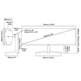 Arozzi Nova Curved 49" v2 UltraWide gaming monitor Groen, 1x DisplayPort, 2x HDMI, 1x USB-C, 2x USB-A, 165 Hz