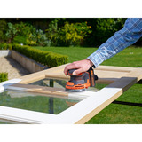 BLACK+DECKER 18V Schroefklopboormachine + 18V Excentrische schuurmachine Bundel Zwart/oranje