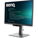 BenQ RD240Q 24.1" monitor Zwart, 1x HDMI, 1x DisplayPort, 3x USB-A 3.2, 1x USB-B 3.2, 1x USB-C 3.2