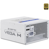 Chieftec Vega M White PPG-750-C modulaire 750 watt voeding  Wit, 1x 12V-2x6, 4x PCIe