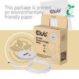 Club 3D CAC-3026 Qi2 25W draadloze oplader Wit, Qi-gecertificeerd, MagSafe-compatibel, magnetisch pad