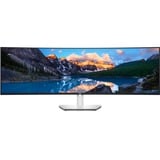 Dell UltraSharp U4924DW 49" Curved UltraWide monitor Zilver/zwart, 2x HDMI, Mini-DisplayPort, 5x USB-A, 5x USB-C, RJ-45