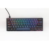 Ducky One 3 Pro Mini RGB mechanisch gaming toetsenbord Zwart, US lay-out (QWERTY), Cherry MX2A Brown, 60%, RGB led, Double-shot PBT, QUACK Mechanics, hot swap
