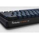 Ducky One 3 Pro Mini RGB mechanisch gaming toetsenbord Zwart, US lay-out (QWERTY), Cherry MX2A Brown, 60%, RGB led, Double-shot PBT, QUACK Mechanics, hot swap