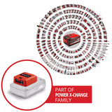 EINHELL Accu USB-Powerbank TC-CP 18 Li USB A/C-Solo Rood, Accu en oplader niet inbegrepen