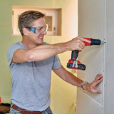 EINHELL Draadloze Gipsplaatschroevendraaier TE-DY 18 Li-Solo schroefboor Rood/zwart