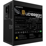 GIGABYTE GP-UD1000GM PG5 rev.2.0 modulaire 1000 watt voeding  Zwart, 4x PCIe, 5x PCIe, Kabel-Management