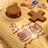 HORI Wireless HORIPAD Turbo - Wood Brown gamepad Houtkleur, Nintendo Switch 2, Nintendo Switch, Nintendo Switch – OLED-Model, Nintendo Switch Lite, Bluetooth 5.0