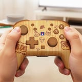 HORI Wireless HORIPAD Turbo - Wood Brown gamepad Houtkleur, Nintendo Switch 2, Nintendo Switch, Nintendo Switch – OLED-Model, Nintendo Switch Lite, Bluetooth 5.0