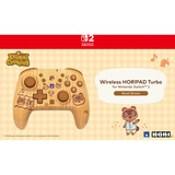 HORI Wireless HORIPAD Turbo - Wood Brown gamepad Houtkleur, Nintendo Switch 2, Nintendo Switch, Nintendo Switch – OLED-Model, Nintendo Switch Lite, Bluetooth 5.0