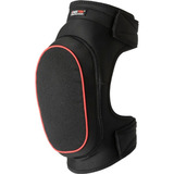 Kneetek SAFETEK Poly kniebescherming Zwart/rood