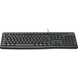 Logitech Keyboard K120 for business Zwart, EU lay-out (QWERTY), Rubberdome, 100%