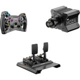 MOZA R9 V3 + KS + CRP2 bundel Zwart, Basis, stuur en pedalen