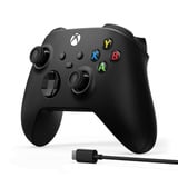 Microsoft Xbox Wireless Controller + USB-C kabel Zwart, Incl. USB-C-kabel | Pc, Xbox One, Xbox Series X, Xbox Series S