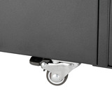 SilverStone Set van 2 zwenkwielassemblages voor SilverStone rackmount wielen Zwart