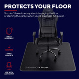 Trust GXT 715 Gaming Vloermat  beschermingsmat Zwart, 99 x 120 cm 