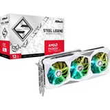 ASRock Radeon RX 7700 XT Steel Legend 12GB OC grafische kaart RDNA 3, GDDR6, 3x DisplayPort, 1x HDMI 2.1