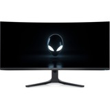 Alienware AW3423DWF 34" Curved UltraWide gaming monitor Zwart, 1x HDMI, 2x DisplayPort, 4x USB-A, USB-B, 165 Hz