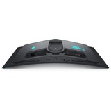 Alienware AW3423DWF 34" Curved UltraWide gaming monitor Zwart, 1x HDMI, 2x DisplayPort, 4x USB-A, USB-B, 165 Hz