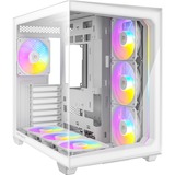 Antec C5 ARGB midi tower behuizing Wit | 1x USB-A | 1x USB-C | Tempered Glass