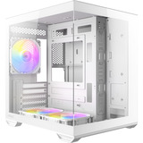 Antec CX60M ARGB mini tower behuizing Wit | 3x USB-A | RGB | Tempered Glass