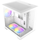 Antec CX60M ARGB mini tower behuizing Wit | 3x USB-A | RGB | Tempered Glass