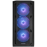 Chieftec APEX Lumo GA-01B-L-OP midi tower behuizing Zwart | 2x USB-A | 1x USB-C | RGB | Tempered Glass