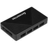 Chieftec APEX Lumo GA-01B-L-OP midi tower behuizing Zwart | 2x USB-A | 1x USB-C | RGB | Tempered Glass