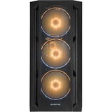 Chieftec APEX Lumo GA-01B-L-OP midi tower behuizing Zwart | 2x USB-A | 1x USB-C | RGB | Tempered Glass