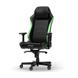 DXRacer MASTER XL Black & Green EPU Leathe gamestoel Zwart/groen