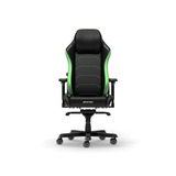 DXRacer MASTER XL Black & Green EPU Leathe gamestoel Zwart/groen